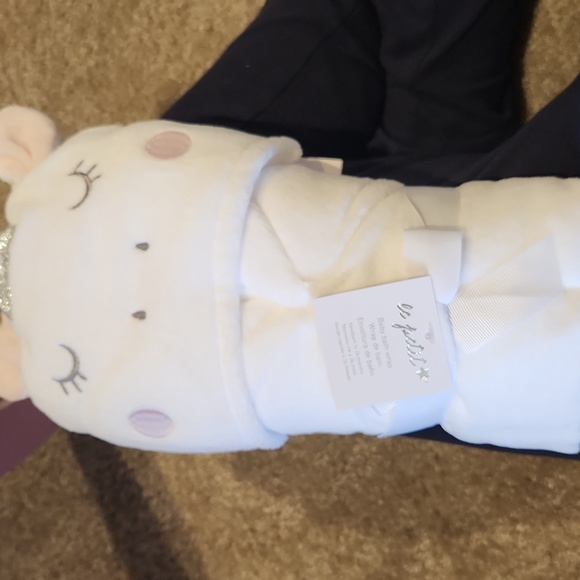 le petit Other - Unicorn baby towel